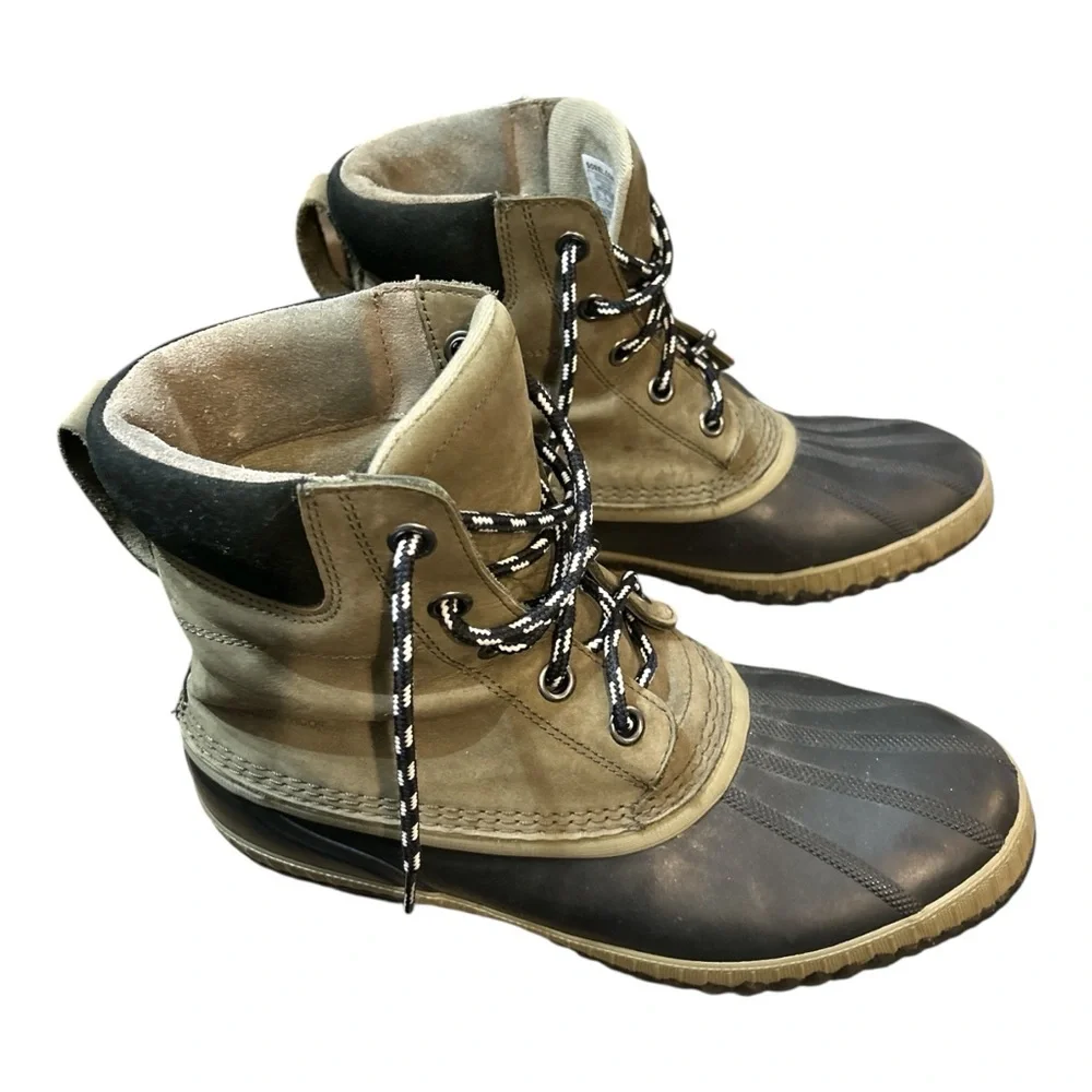 SOREL Cheyanne II Waterproof Insulated Winter Boot NM2755-383 Nori/Black Sz 10.5